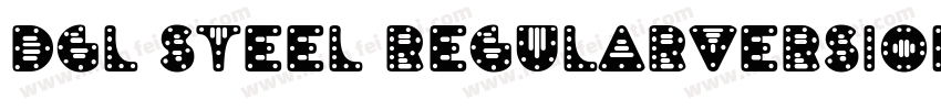 DGL Steel RegularVersion 20字体转换
